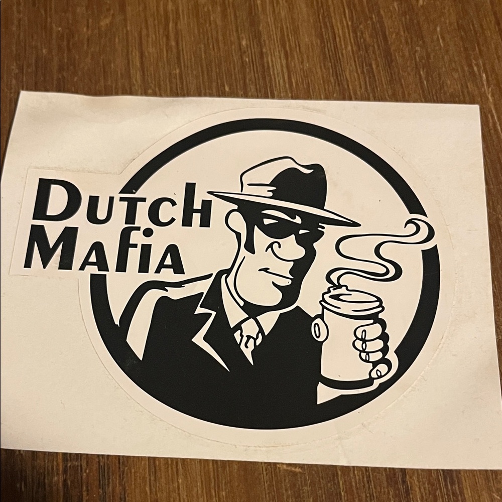 Vintage Dutch Mafia DB Sticker